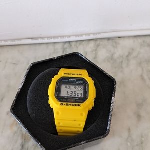 Casio G Shock Yellow Wrist watch